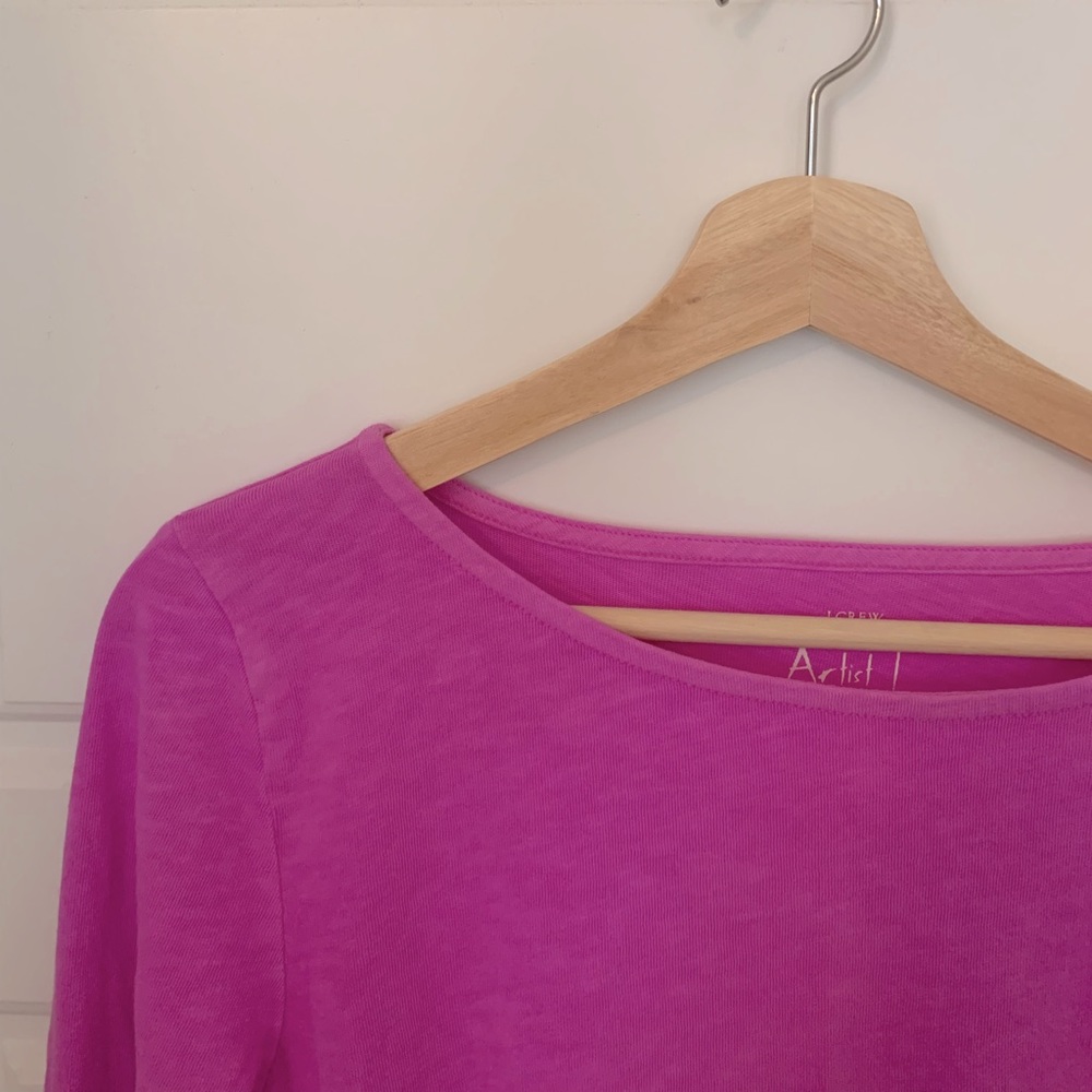 J. Crew Pink Artist Tee